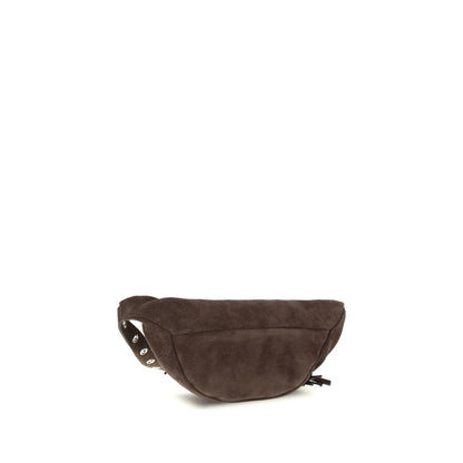 Bolso de hombro Valentino Garavani de piel de becerro marrón Bos Taurus