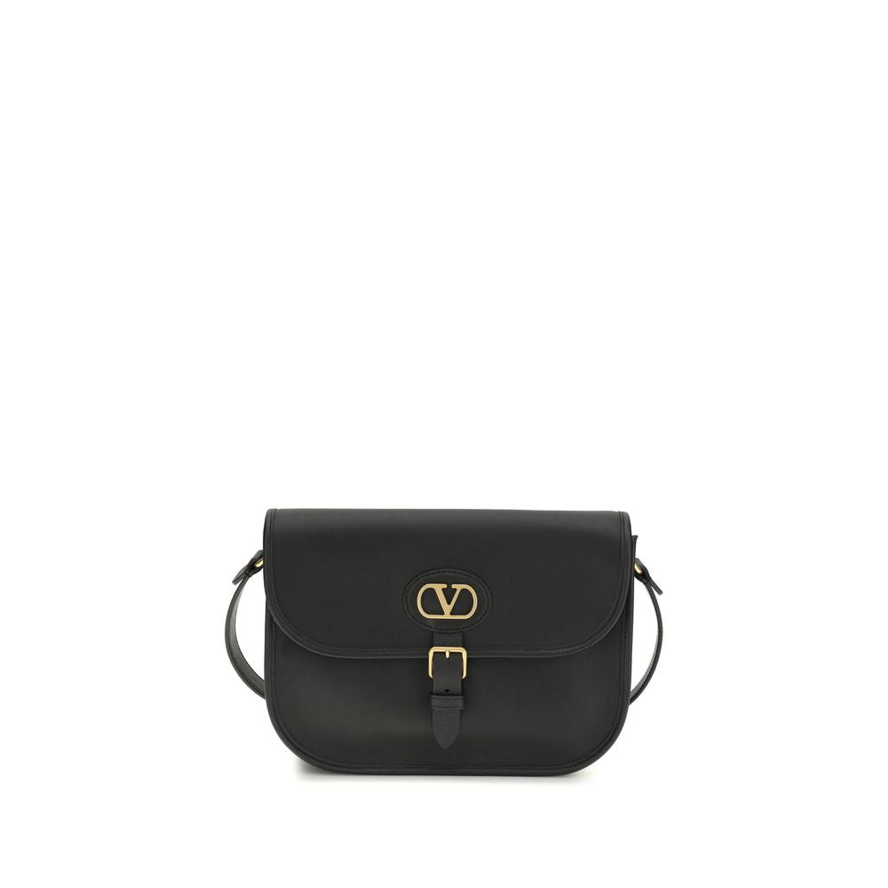 Sac à bandoulière Valentino Garavani noir en cuir de vachette
