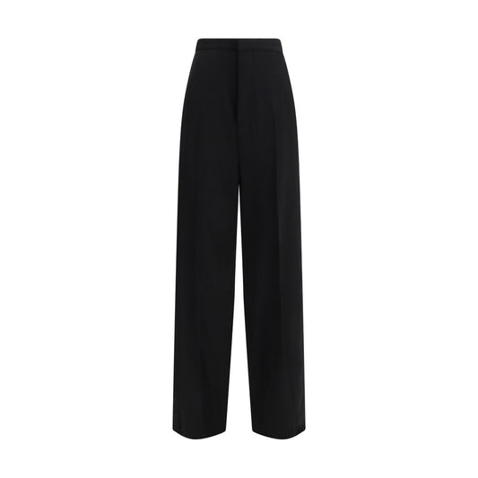 Traje pantalón de algodón negro Balenciaga