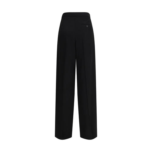Traje pantalón de algodón negro Balenciaga