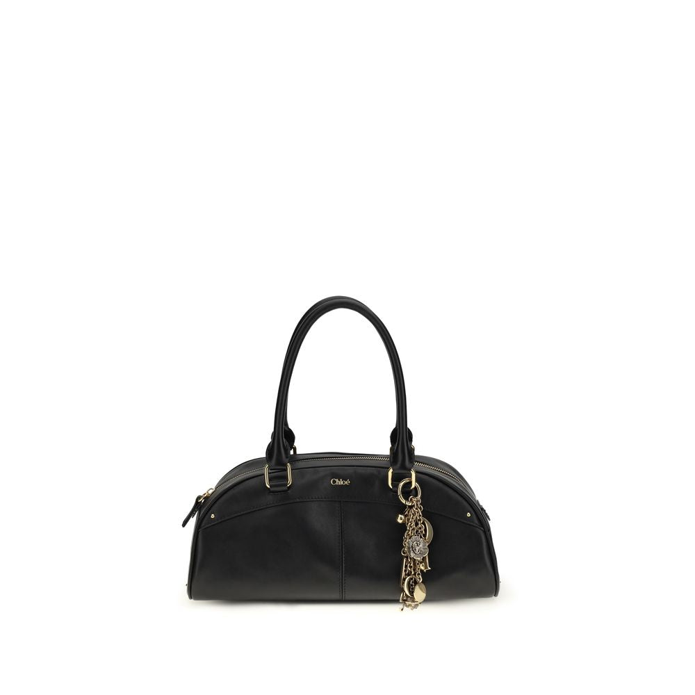 Chloé Bowling Bag in Black Bos Taurus Calfskin