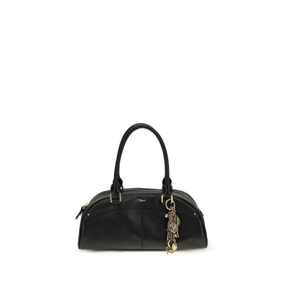 Chloé Bowling Bag in Black Bos Taurus Calfskin