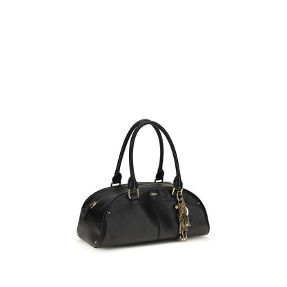 Chloé Bowling Bag in Black Bos Taurus Calfskin