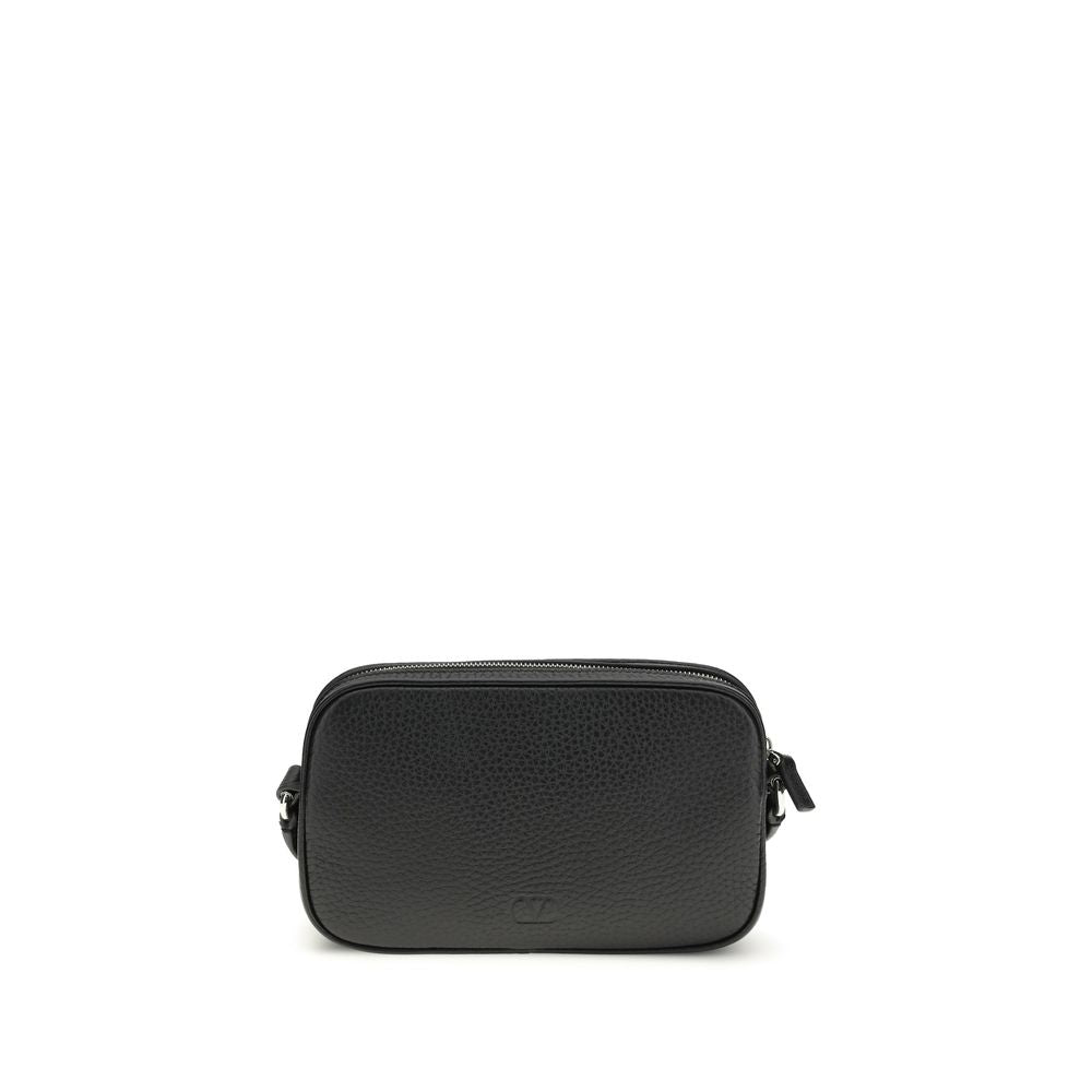 Accessoires Valentino Garavani en cuir de veau noir Bos Taurus