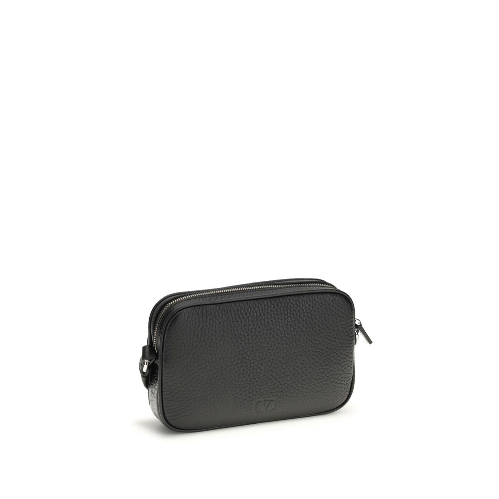 Accessoires Valentino Garavani en cuir de veau noir Bos Taurus