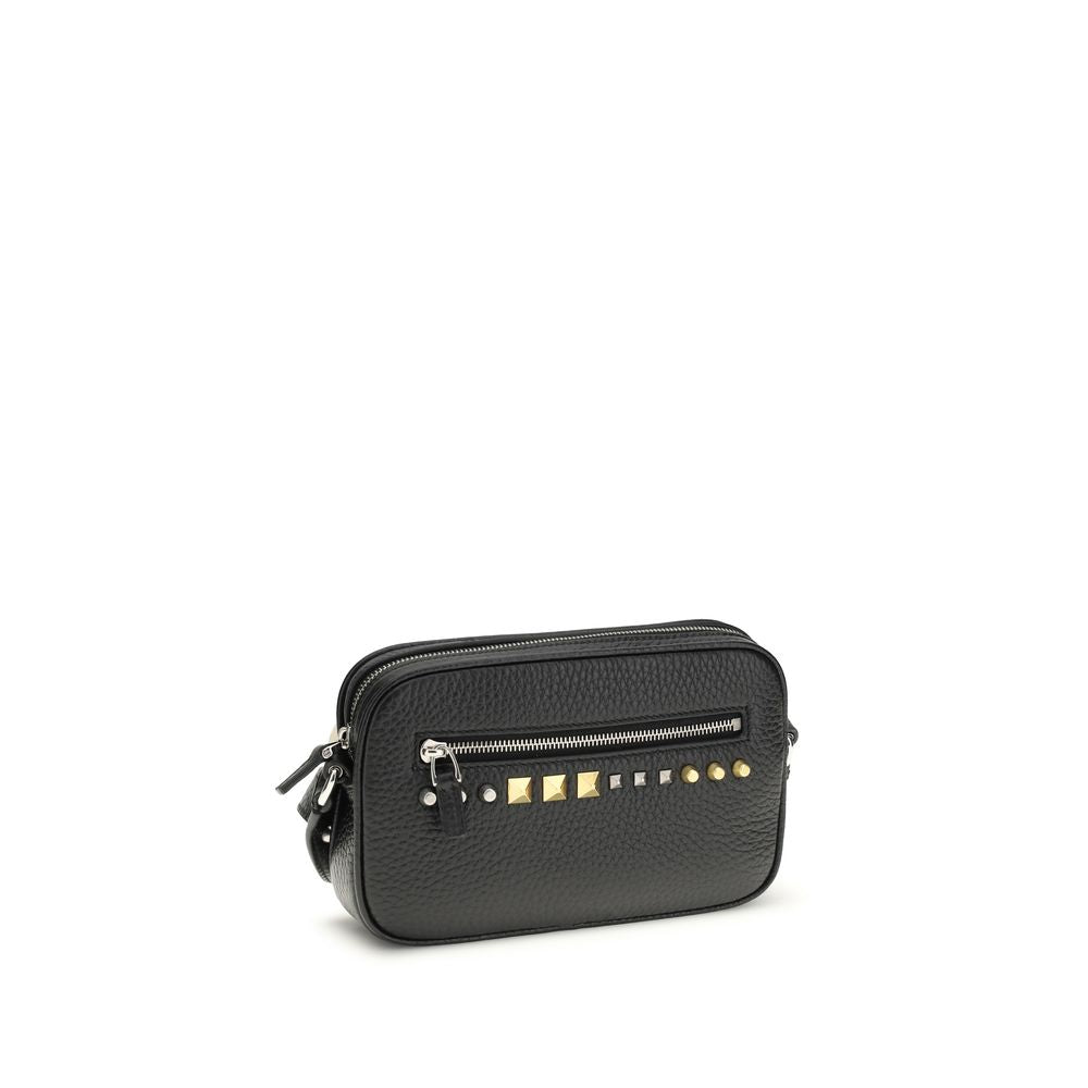 Accessoires Valentino Garavani en cuir de veau noir Bos Taurus