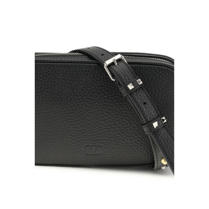 Accessoires Valentino Garavani en cuir de veau noir Bos Taurus