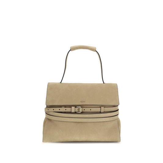 Bolso de piel de becerro Moschino beige Bos Taurus