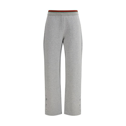 Pantalones casuales Gucci de algodón gris