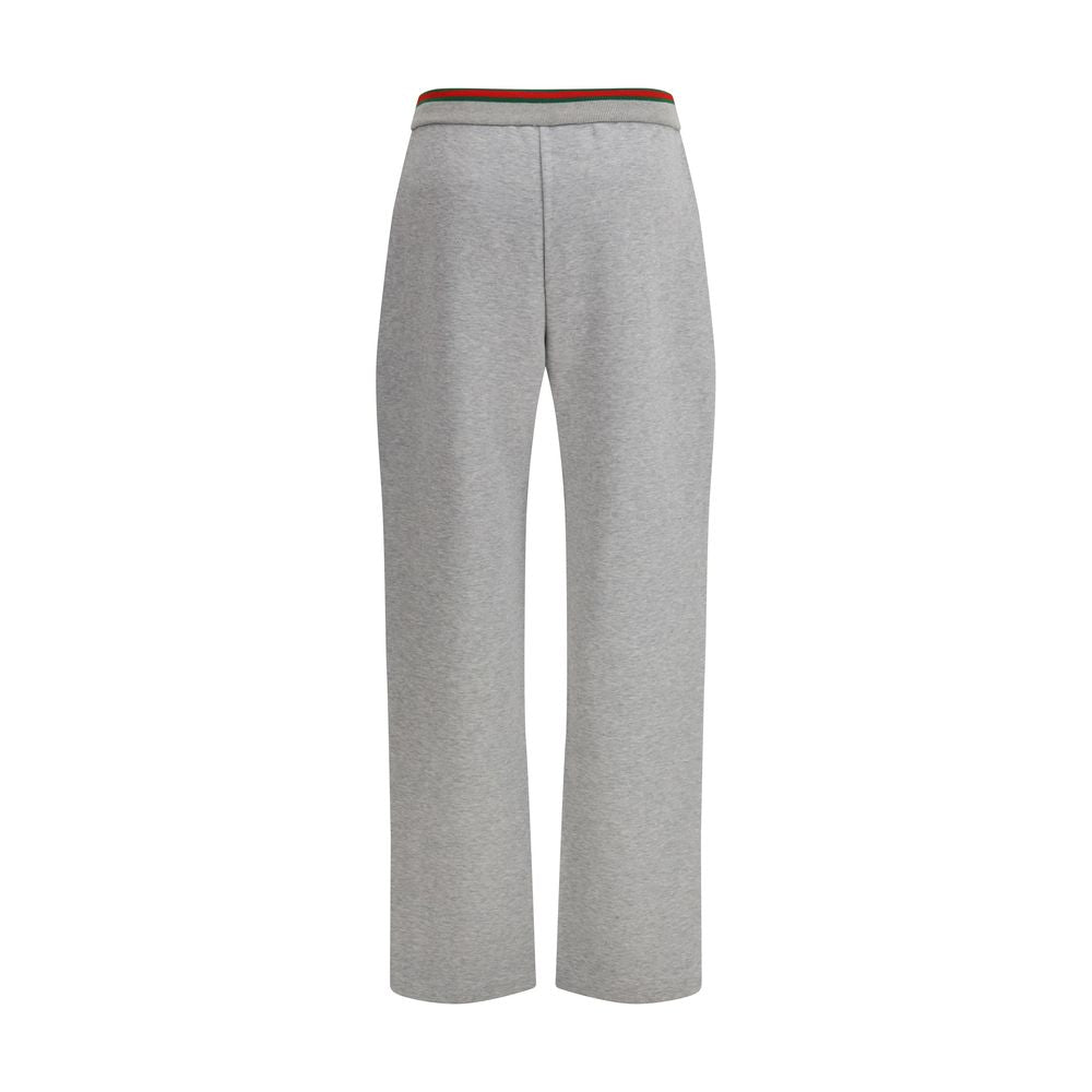 Pantalones casuales Gucci de algodón gris
