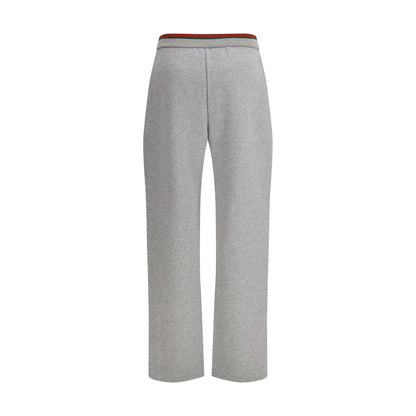 Pantalones casuales Gucci de algodón gris