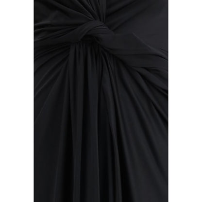 Vestido informal de poliamida negra de Balenciaga