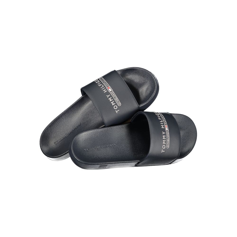 Pantufla de poliuretano azul para hombre Tommy Hilfiger