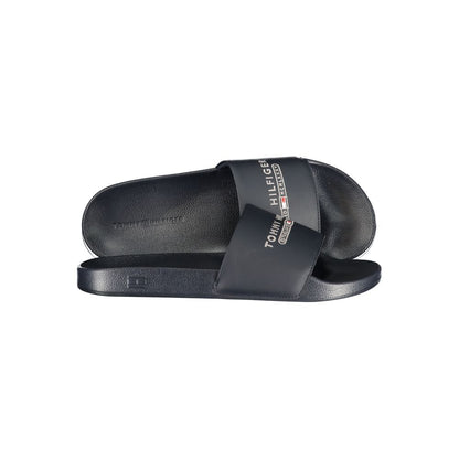 Pantufla de poliuretano azul para hombre Tommy Hilfiger