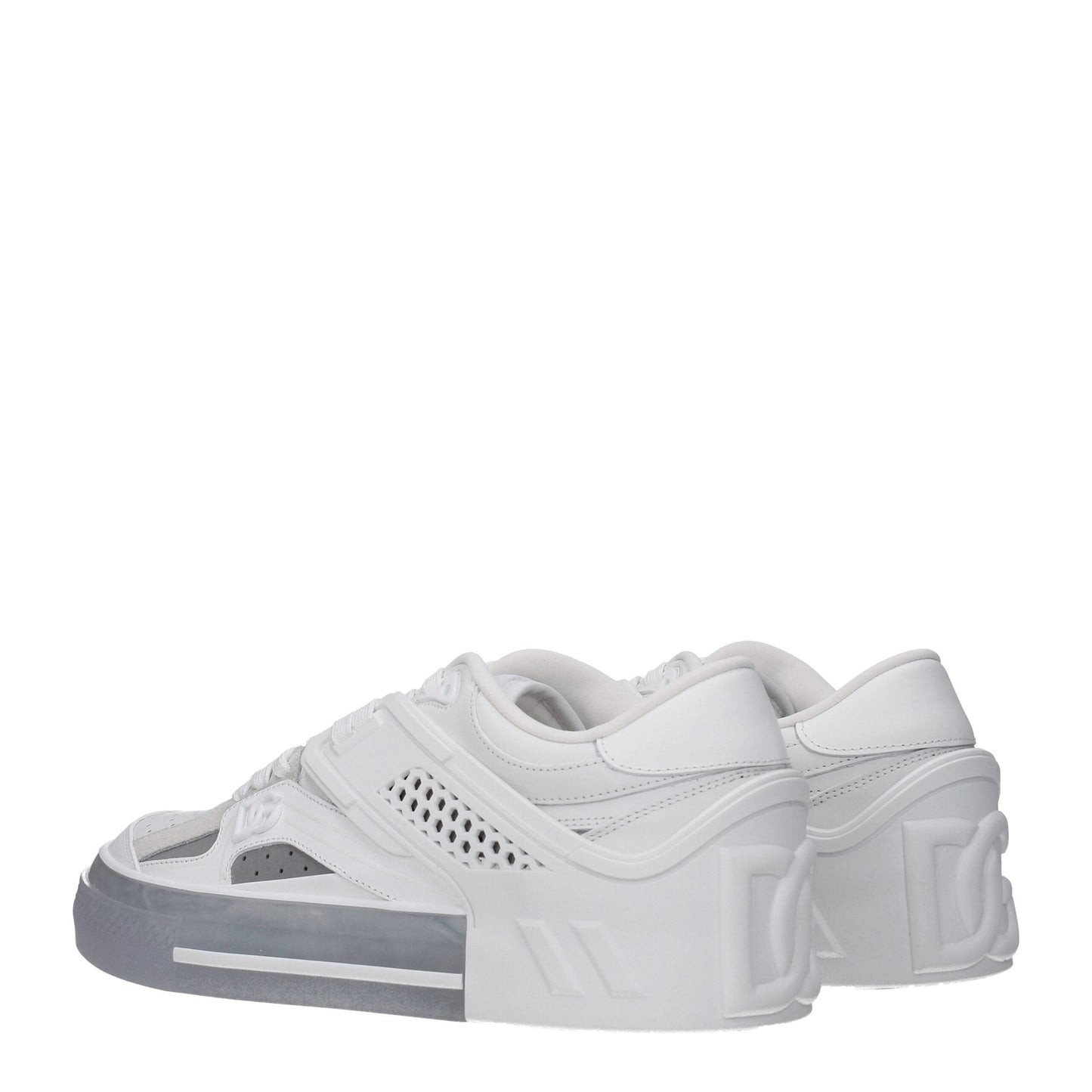 Zapatillas bajas de piel blanca Dolce & Gabbana