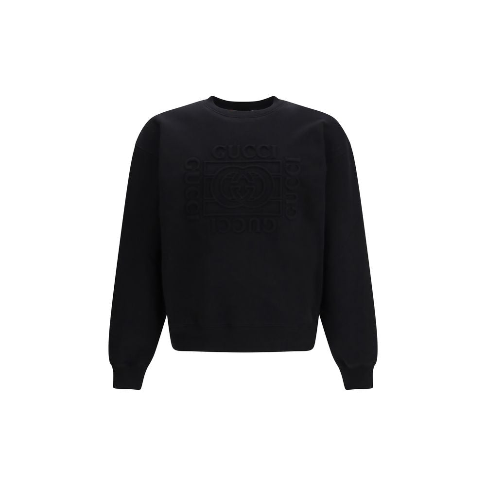 Sudadera Gucci de algodón negra