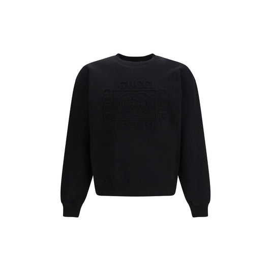 Sudadera Gucci de algodón negra