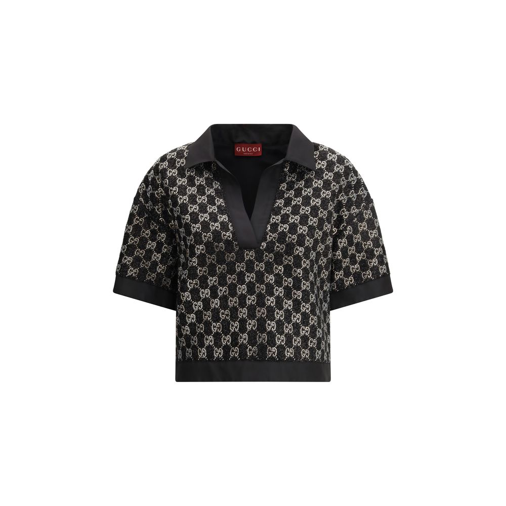 Camisa Gucci negra de viscosa