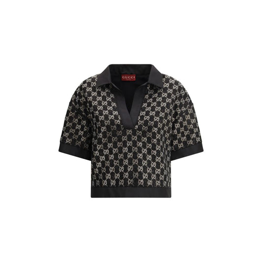 Camisa Gucci negra de viscosa
