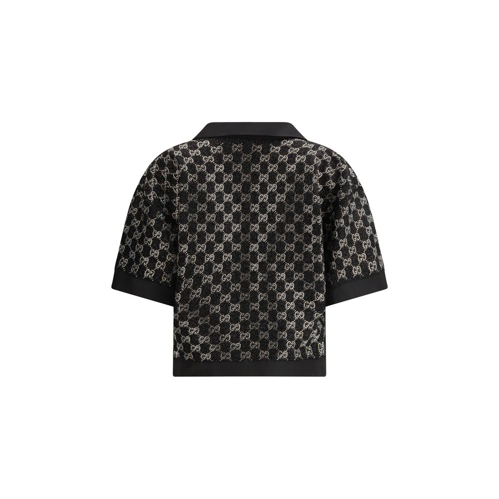 Camisa Gucci negra de viscosa