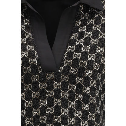 Camisa Gucci negra de viscosa