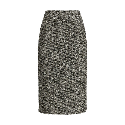 Falda midi de poliamida multicolor Gucci