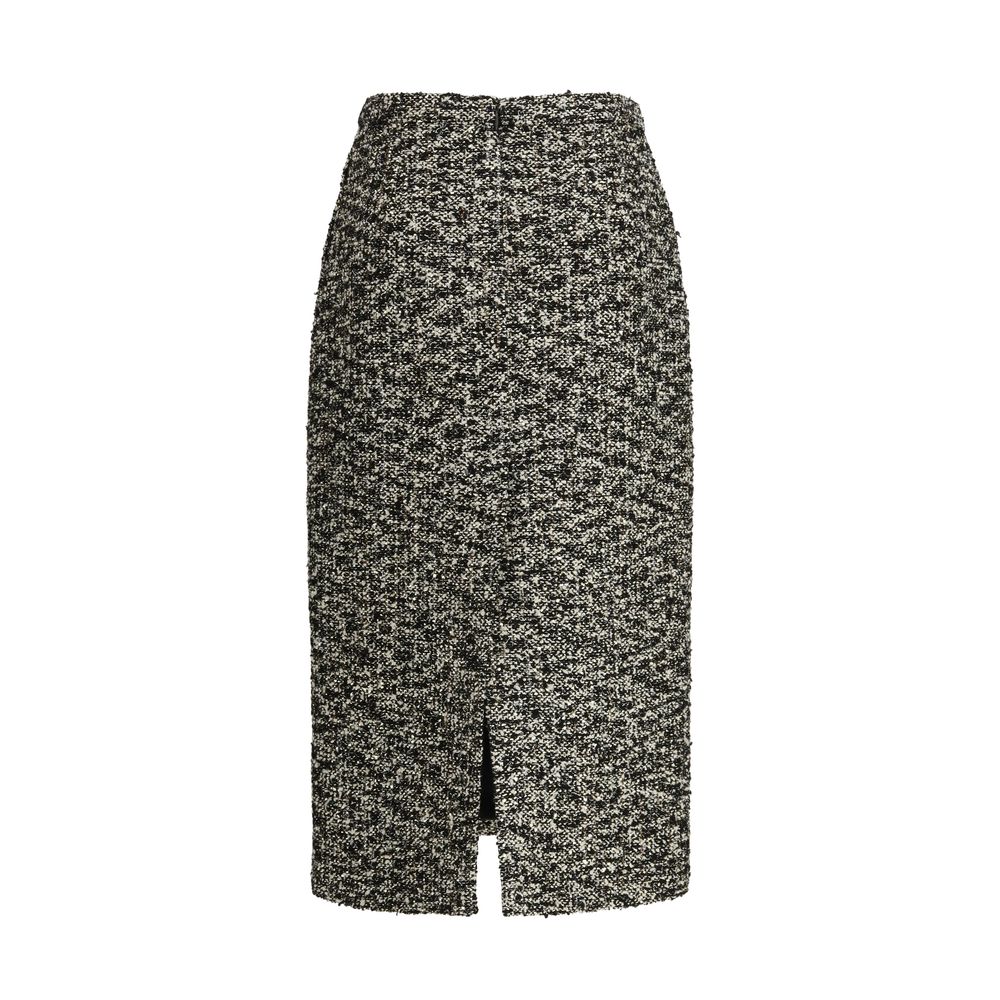 Falda midi de poliamida multicolor Gucci