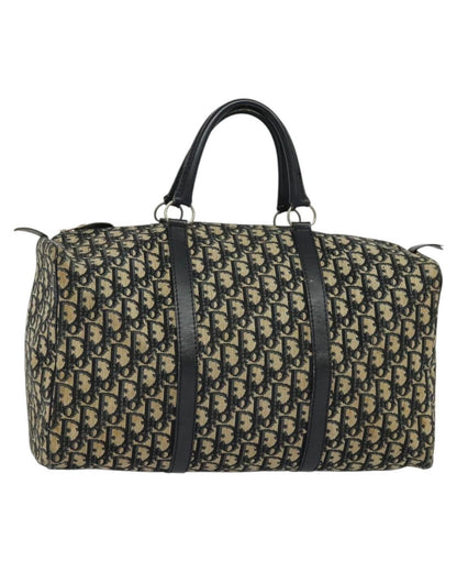 Dior Bolsa Tote De Lona Azul Con Gran Espacio Interior