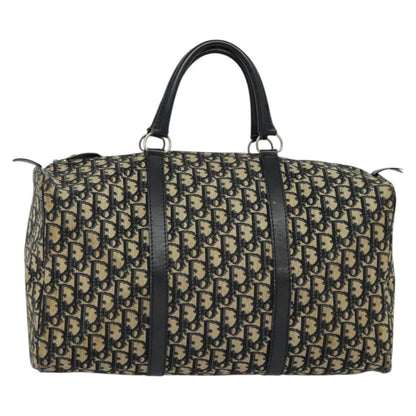 Dior Bolsa Tote De Lona Azul Con Gran Espacio Interior