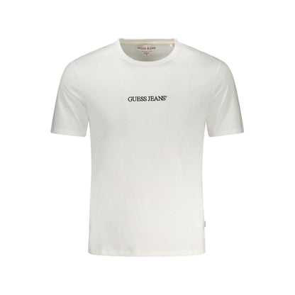 Camiseta de hombre Guess Jeans de algodón blanco