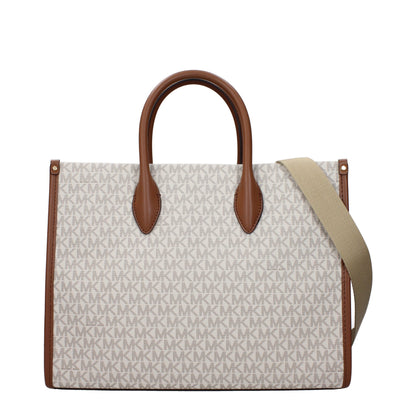 Sac à main Michael Kors en tissu beige