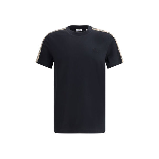 Camiseta de algodón negra de Burberry