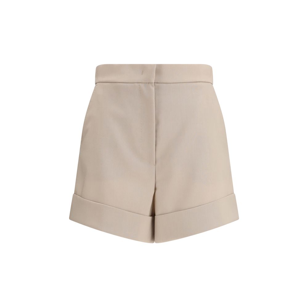 Max Mara Shorts Bermuda de Lana Bicolor