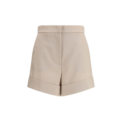 Max Mara Shorts Bermuda de Lana Bicolor