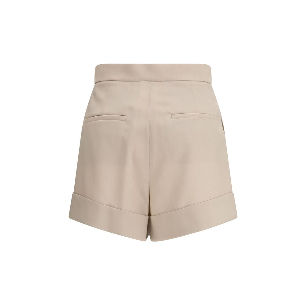 Max Mara Shorts Bermuda de Lana Bicolor