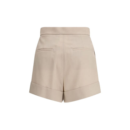 Max Mara Shorts Bermuda de Lana Bicolor