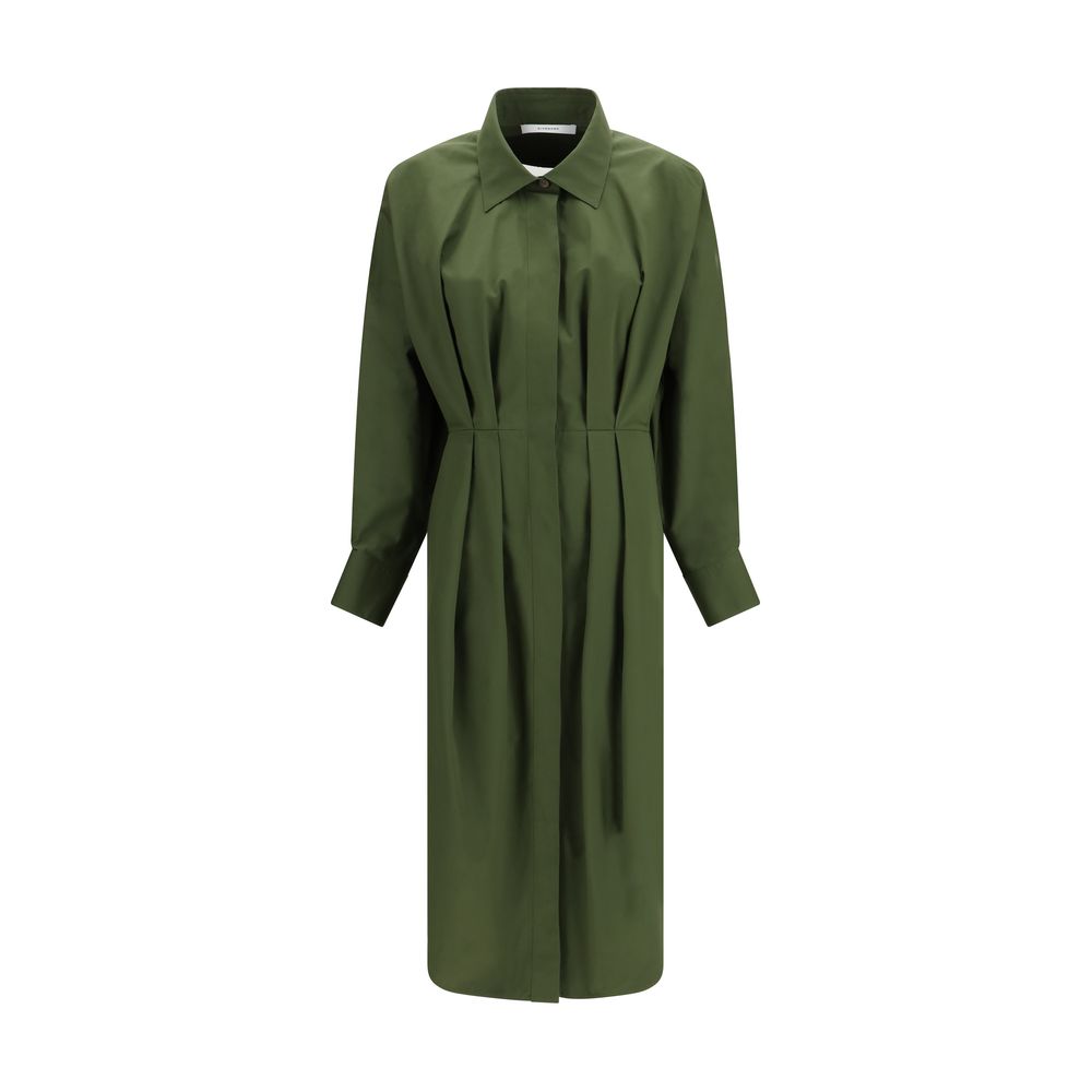 Vestido Casual De Algodón Givenchy Silueta Bicolor