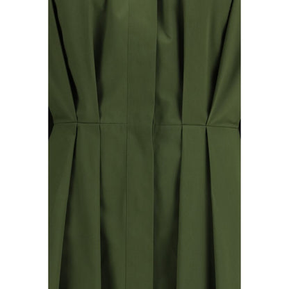 Vestido Casual De Algodón Givenchy Silueta Bicolor