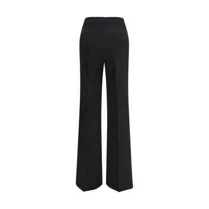 Pantalones acampanados de lana negros de Max Mara