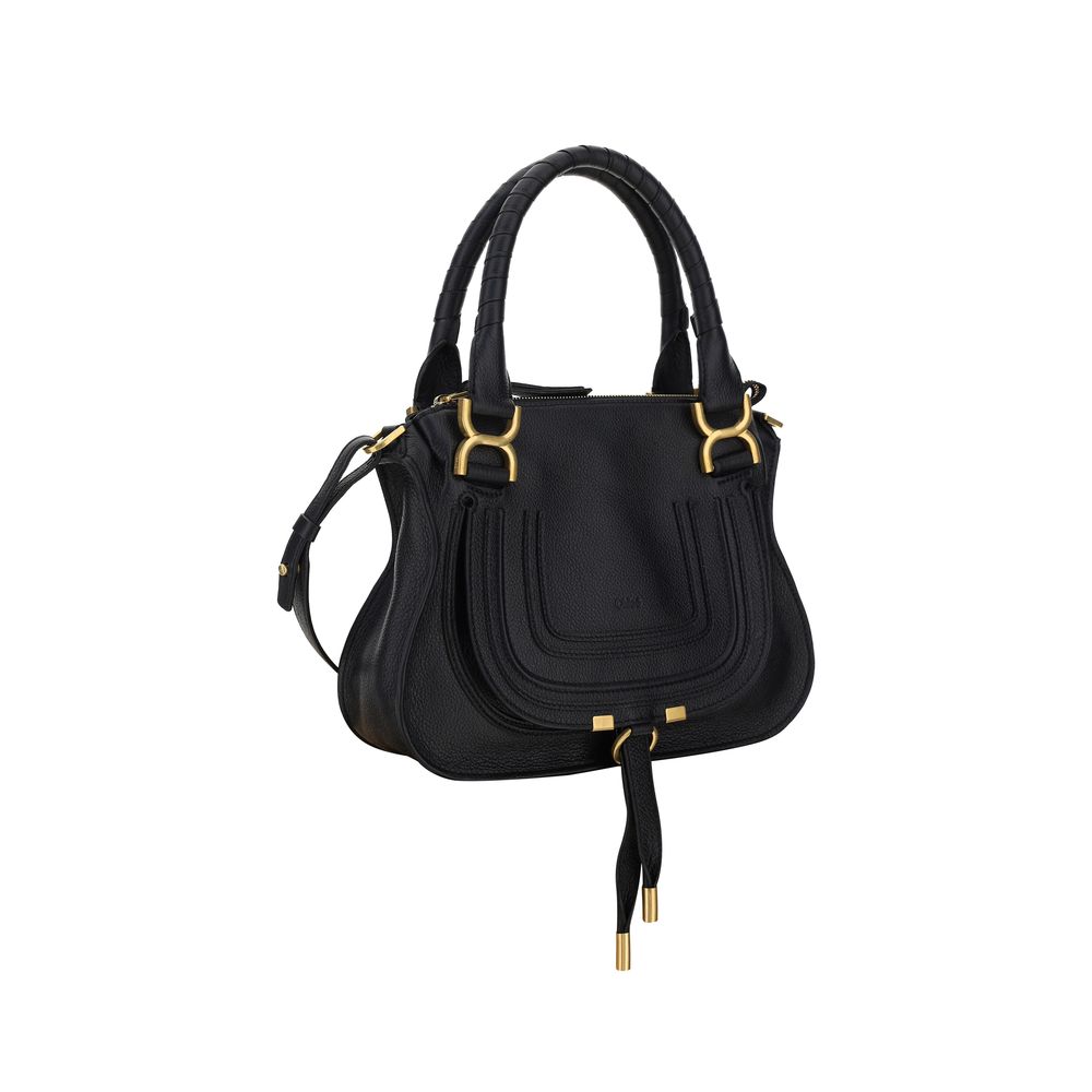 Sac à main Chloé en cuir de veau noir modèle Bos Taurus