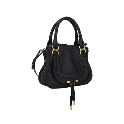 Sac à main Chloé en cuir de veau noir modèle Bos Taurus