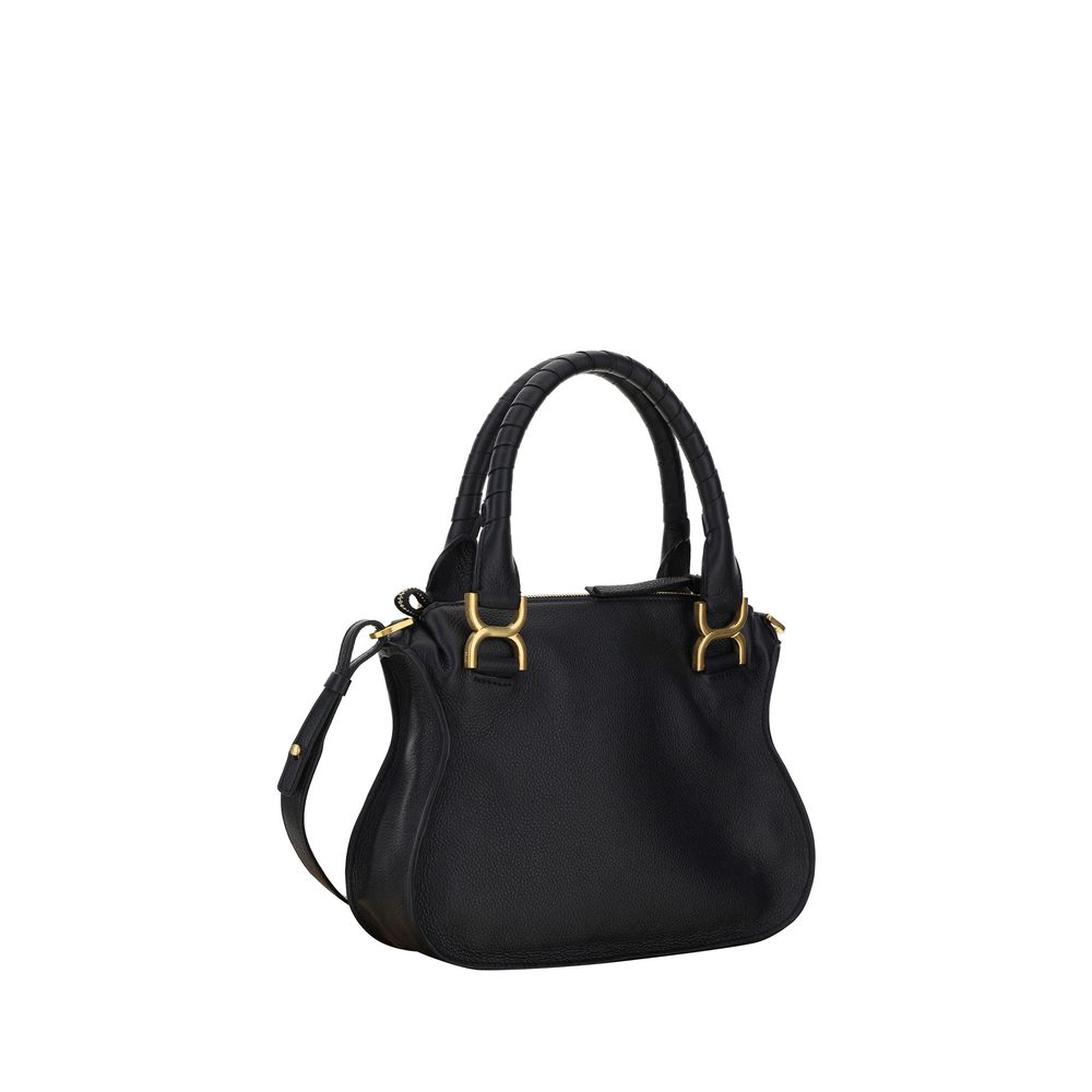 Sac à main Chloé en cuir de veau noir modèle Bos Taurus
