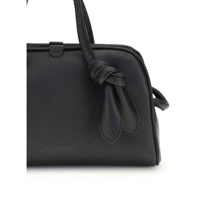 Jacquemus Sac à main en cuir de veau noir Bos Taurus