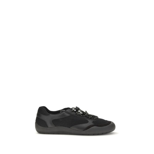 Prada Speedrock Black Polyester Sneakers