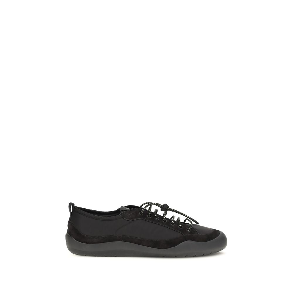 Zapatillas deportivas de tela negra Prada