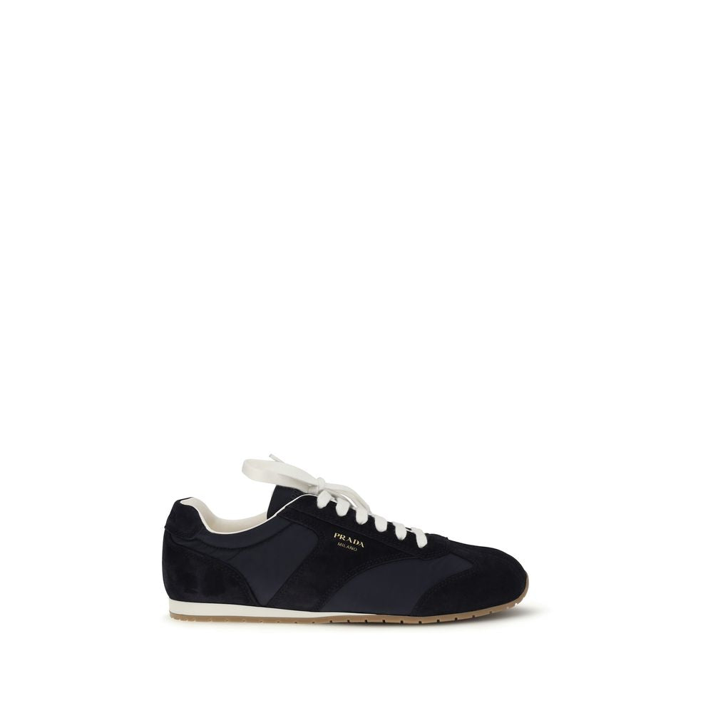 Prada Blue Calfskin Sneakers Bos Taurus Model