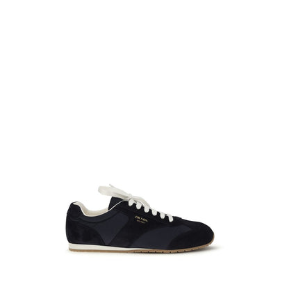 Prada Blue Calfskin Sneakers Bos Taurus Model