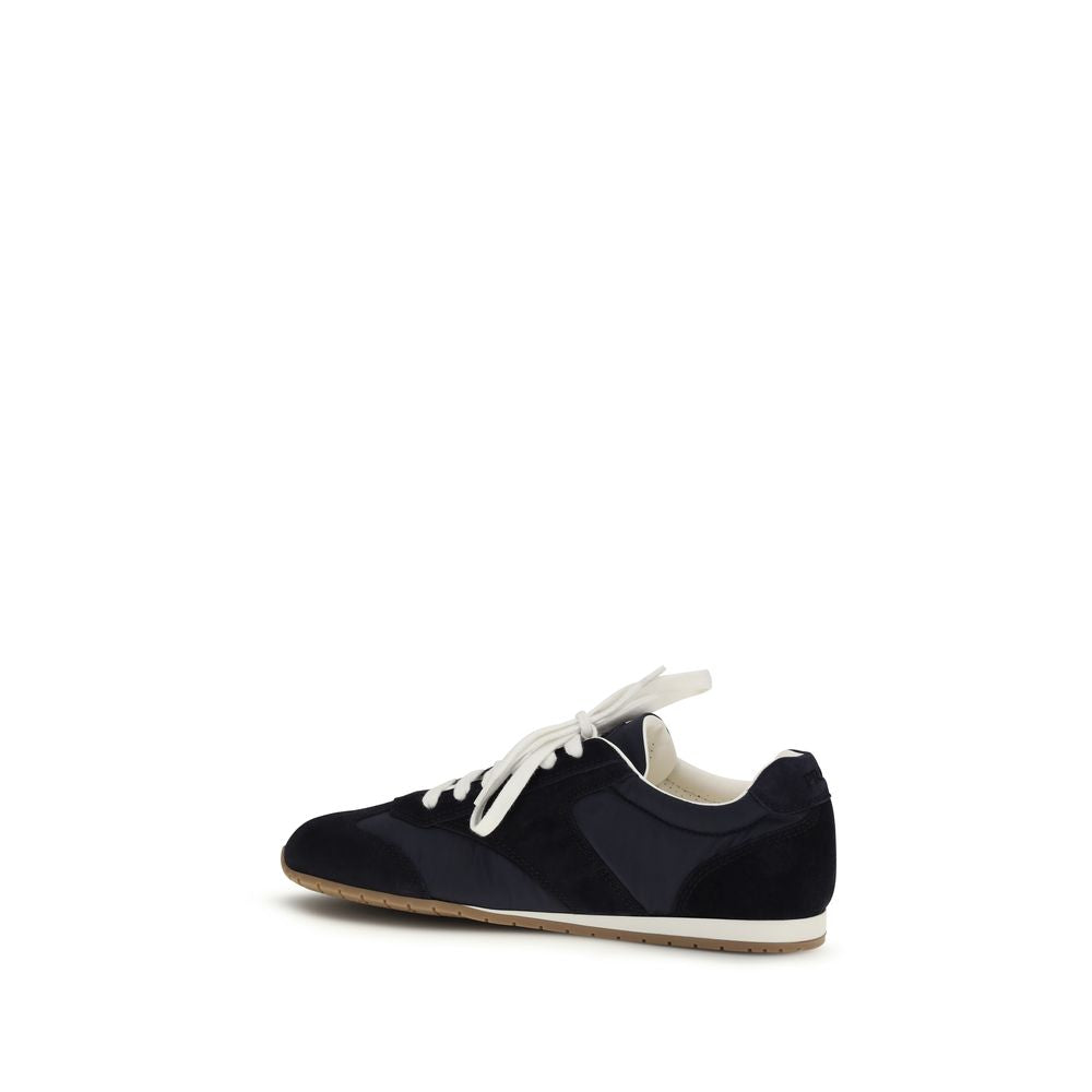 Prada Blue Calfskin Sneakers Bos Taurus Model