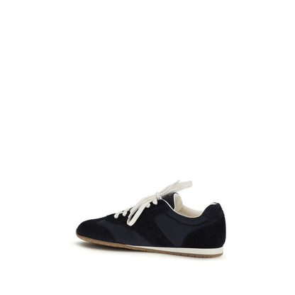 Prada Blue Calfskin Sneakers Bos Taurus Model