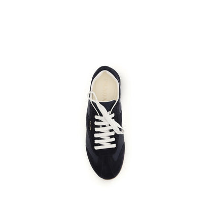 Prada Blue Calfskin Sneakers Bos Taurus Model